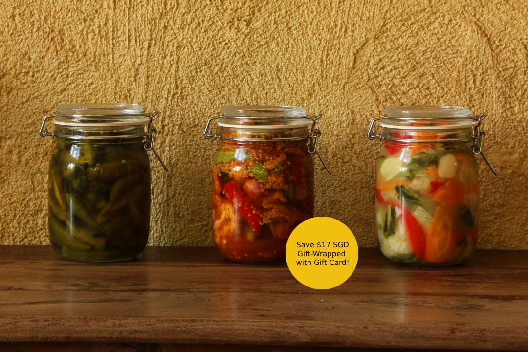 Gift Set of 3 Achars (3 x 1 litre jar)